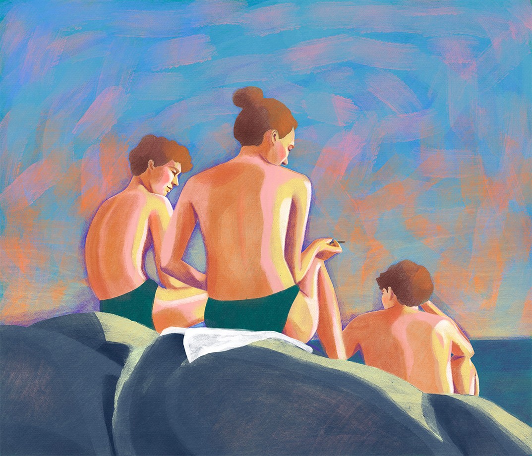 illustration anais ordas holiday beach