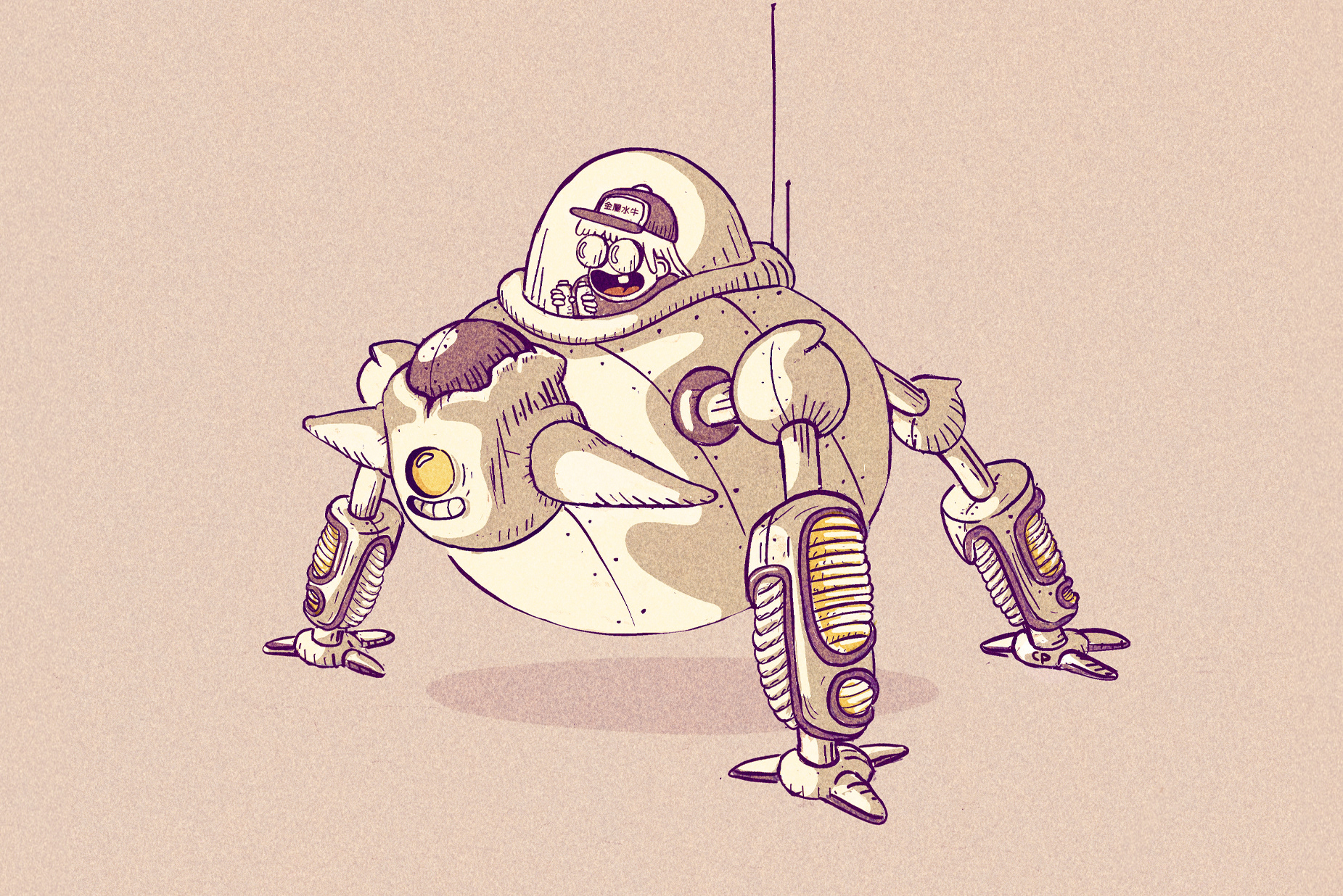 Antoine K illustration robots